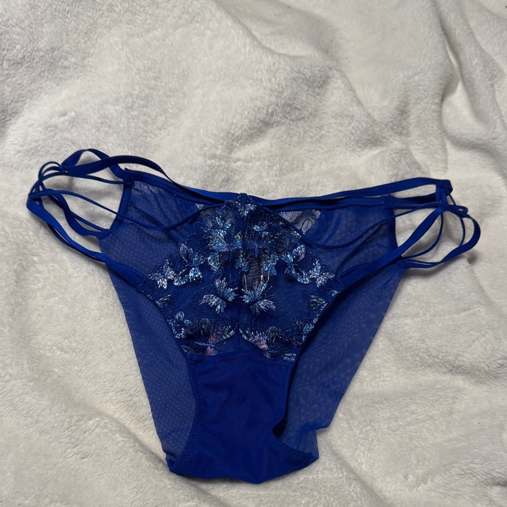Victoria's Secret Blue Lace Panties
